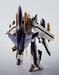 Figura Macross Hi-Metal R Chogokin VF-0S Phoenix (Roy Focker Use) & QF-2200D-B Ghost Set 14 cm