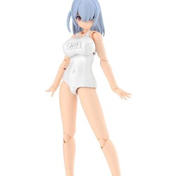 Maqueta Frame Arms Girl Model Kit Mizuki School Swimsuits White Ver. 16 cm