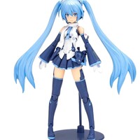 Maqueta Frame Arms Girl x Hatsune Miku Frame Music Girl Snow Miku Another Color Ver. 15 cm