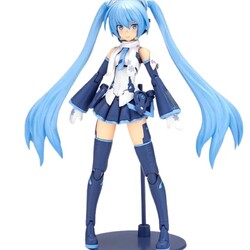 Maqueta Frame Arms Girl x Hatsune Miku Frame Music Girl Snow Miku Another Color Ver. 15 cm