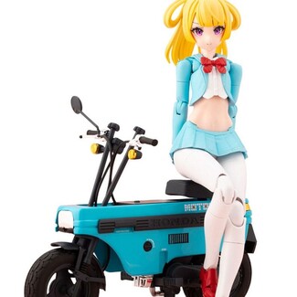 Maqueta Megami Device Maqueta Buster Doll Series 1-1 Knight Alice with Honda AB12 Motocompo 15 cm