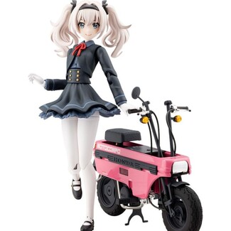 Maqueta Sousai Shojo Teien 1-10 Emma Koishikawa Nocturne with Honda AB12 Motocompo 14 cm