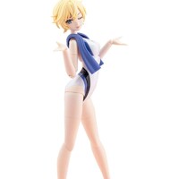 Maqueta Sousai shojo teien Model Kit 1/10 Rui Saotome Touou High School Competitive Swimsuit Dreaming Style White Dolphin 16 cm
