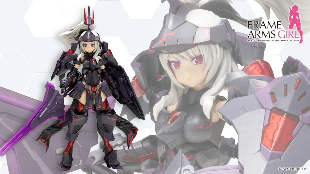 Model kit Frame Arms Girl Durga II Noire Ver Kotobukiya