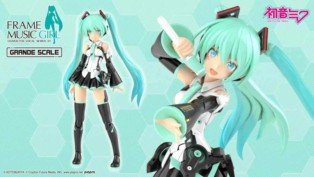 Figura Frame Arms Girl x Hatsune Miku Grande Scale