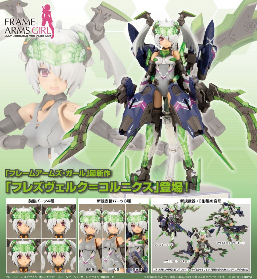 Kit Frame Arms Girl Hresvelgr Cornix de Kotobukiya