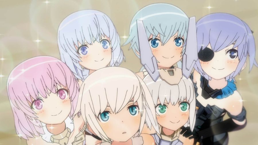 Frame de la pelcula de Frame Arms Girl.