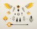 Accesorios Maqueta Megalomaria Unlimited Universe Model Kit Metamorphose Unit Exarmor White Eagle