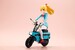 Maqueta Megami Device Maqueta Buster Doll Series 1-1 Knight Alice with Honda AB12 Motocompo 15 cm