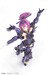 Plastic Model Kit Megami Device 1-1 Asra Archer Kizuna Shadow Edition Full Package 14 cm