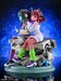 Pack de 2 Figuras Milky Subway The Galactic Limited Express Chiharu & Makina 18 cm