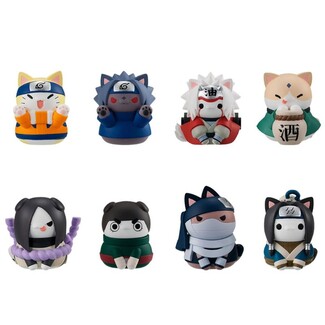 Minifiguras Naruto Shippuden Mega Cat Project Nyaruto! Come here Sasuke-kun 3 cm Surtido (8)