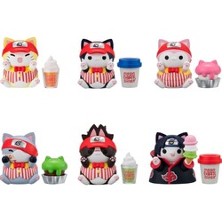 Minifiguras Naruto Shippuden Mega Cat Project Nyaruto! Mega Cat Diner 3 cm Surtido (6)