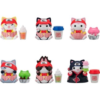 Minifiguras Naruto Shippuden Mega Cat Project Nyaruto! Mega Cat Diner 3 cm Surtido (6)