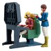 Diorama Mobile Suit Gundam G.M.G. Collection EX White Base Bridge Radio Operator Desk Set 10 cm (with gift)