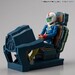 Diorama Mobile Suit Gundam G.M.G. Collection EX White Base Bridge Radio Operator Desk Set 10 cm (with gift)