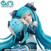 Estatua Mobile Suit Gundam x Hatsune Miku Lucrea Hatsune Miku x OO Gundam 45th Anniversary 17 cm