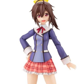 Model Kit Sousai Shojo Teien 1-10 Ao Gennai Wakaba Girls' High School Winter Clothes 16 cm