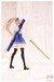 Model Kit Sousai Shojo Teien 1-10 Ritsuka Saeki St. IRis Gauken Girls' High School Summer Clothes Dreaming Style Knight of Iris 16 cm