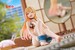 Estatua My Dress-Up Darling Desktop Cute Figure Marin Kitagawa Measured Swimsuit Ver. 13 cm