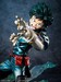 Estatua My Hero Academia 1-4 Izuku Midoriya: Metallic Ver. 35 cm