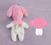 Accesorios para las Figuras Nendoroid Doll My Melody Outfit Set: Kigurumi Pajamas My Melody