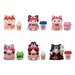 Minifiguras Naruto Shippuden Mega Cat Project Nyaruto! Mega Cat Diner 3 cm Surtido (6)
