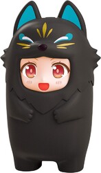 Accesorios para las Figuras Nendoroid Kigurumi Face Parts Case Black Kitsune 10 cm