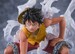 Estatua One Piece FiguartsZERO Monkey D. Luffy Summit Battle Reissue 12 cm