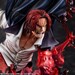 Estatua One Piece P.O.P. SA-MAXIMUM Leader of Red Hair Pirates Red-Haired Shanks Kamusari 25 cm