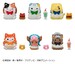 Figuras One Piece Mega Cat Project Mini NyanPieceNyan! Diner! 3 cm Blind Box Expositor (6)
