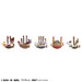 Figuras One Piece Yuracolle Series Pack de 5 Grand Line 6 cm