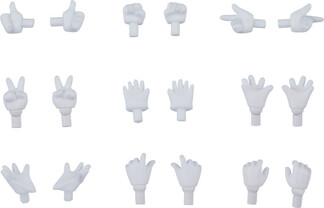 Accesorios para las Figuras Nendoroid Doll Original Character Hand Parts Set Gloves Ver. (White)