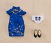 Accesorios para las Figuras Nendoroid Doll Original Character Outfit Set: Chinese Dress (Blue)