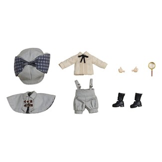 Accesorios para las Figuras Nendoroid Doll Original Character Outfit Set Detective - Boy (Gray)