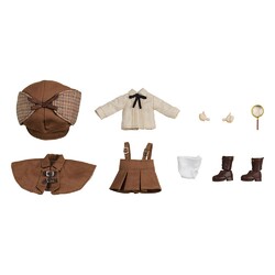 Accesorios para las Figuras Nendoroid Doll Original Character Outfit Set Detective - Girl (Brown)