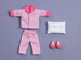 Accesorios para las Figuras Nendoroid Doll Original Character Outfit Set: Pajamas (Pink)