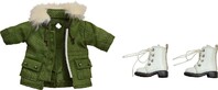 Accesorios para las Figuras Nendoroid Doll Original Character Warm Clothing Set: Boots & Mod Coat (Khaki Green)