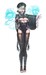 Estatua Original Character 1-6 Hopping Vampire Clothed Only Ver. 34 cm