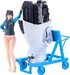 Maqueta Original Character PLAMAX MF-97 minimum factory Minori with Honda BF350 Grand Prix White 10 cm
