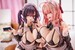 Estatuas Original Character pack de 2 1-5 Koho Miya & Otsuhane Fuwari illustration by Ninoude 18 cm