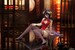 Estatua Overlord Desktop Cute Figure Albedo Chinese Dress Ver. Renewal 13 cm