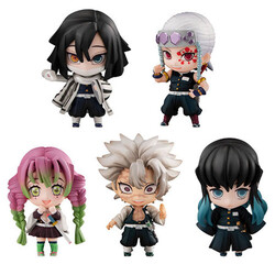 Pack 5 figuras Tanjiro And The Hashiras Mascot Demon Slayer Kimetsu No Yaiba Ver.B 5cm