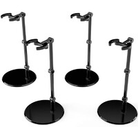 Pack de 4 Caballetes para Mini Figuras The Simple Stand Mini Nendoroid More mini Black