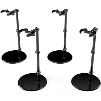 Pack de 4 Caballetes para Mini Figuras The Simple Stand Mini Nendoroid More mini Black