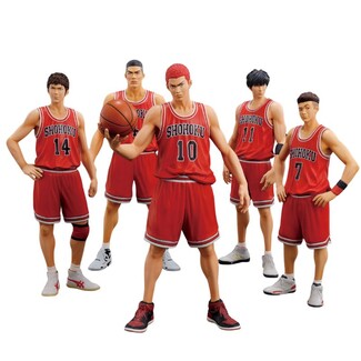Pack de 5 Estatuas Slam Dunk Shohoku Starting Member Set 15 - 17 cm