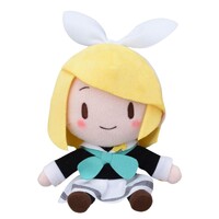 Peluche Character Vocal Series 02: Kagamine Rin/Len Fuwa Petit Mini Kagamine Rin Uniform Ver. (EX) 16 cm