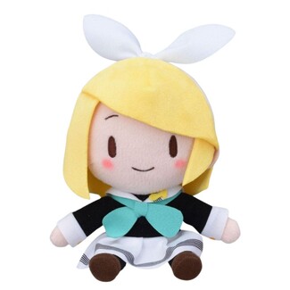 Peluche Character Vocal Series 02: Kagamine Rin-Len Fuwa Petit Mini Kagamine Rin Uniform Ver. (EX) 16 cm