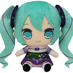 Peluche Hatsune Miku Kyurumaru Big Morning Glory 26 cm