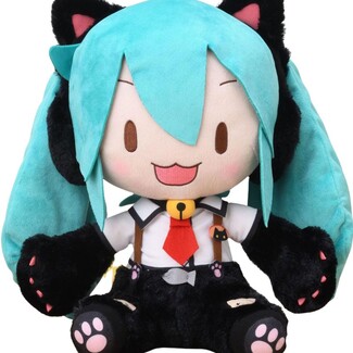 Peluche Hatsune Miku Project Diva Arcade Future Tone Fuwa Petit Hatsune Miku Kitty Cat LL 30 cm